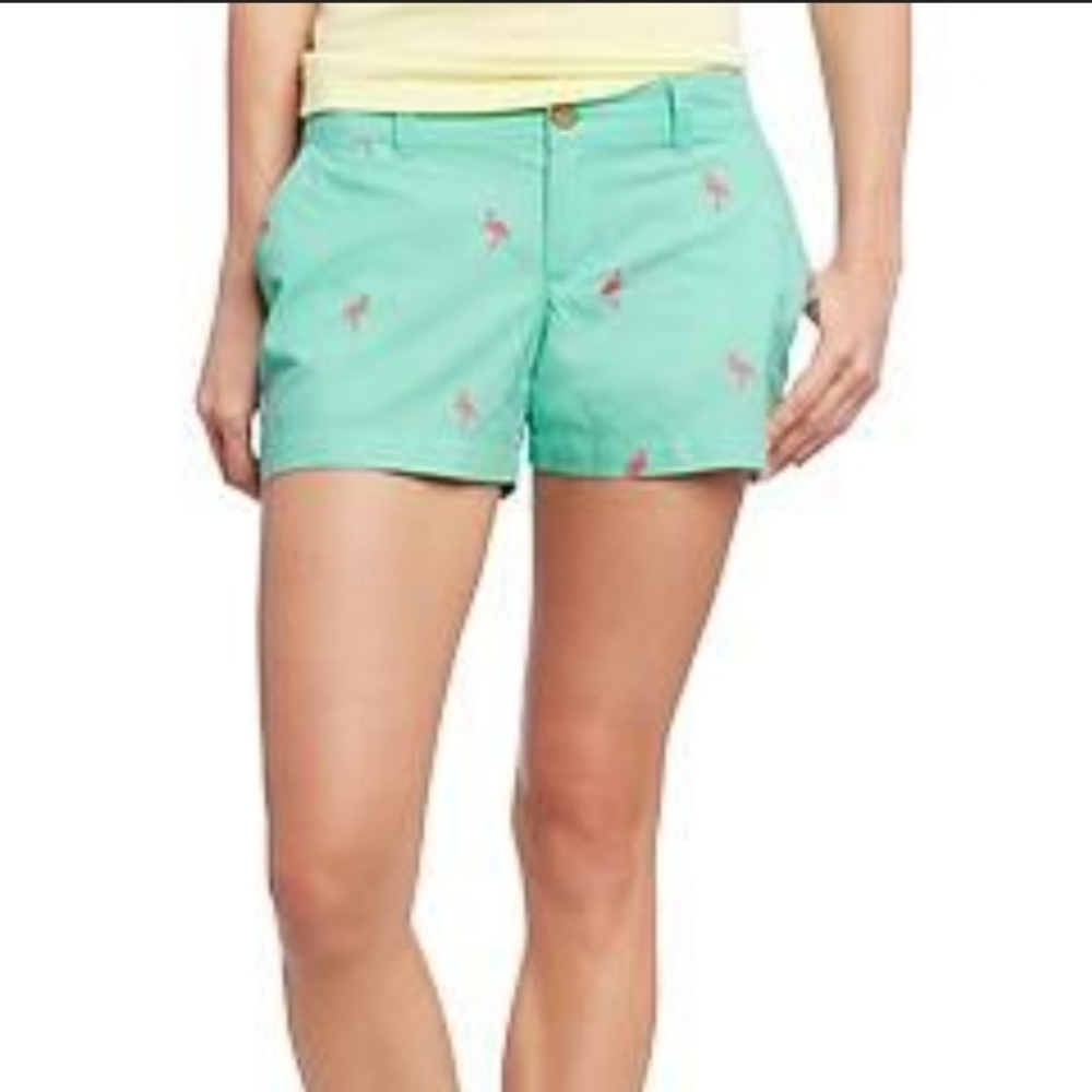 Old Navy flamingo chino cotton embroidered shorts - Picture 2 of 9